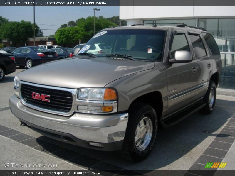 Sandalwood Metallic / Neutral/Shale 2003 GMC Yukon SLT