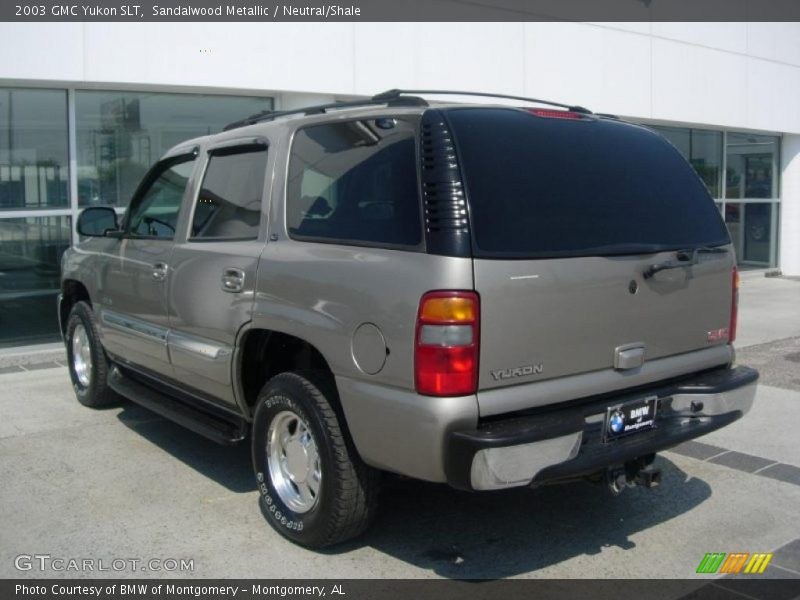 Sandalwood Metallic / Neutral/Shale 2003 GMC Yukon SLT