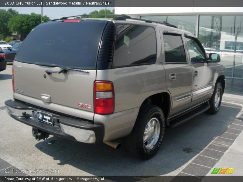 Sandalwood Metallic / Neutral/Shale 2003 GMC Yukon SLT