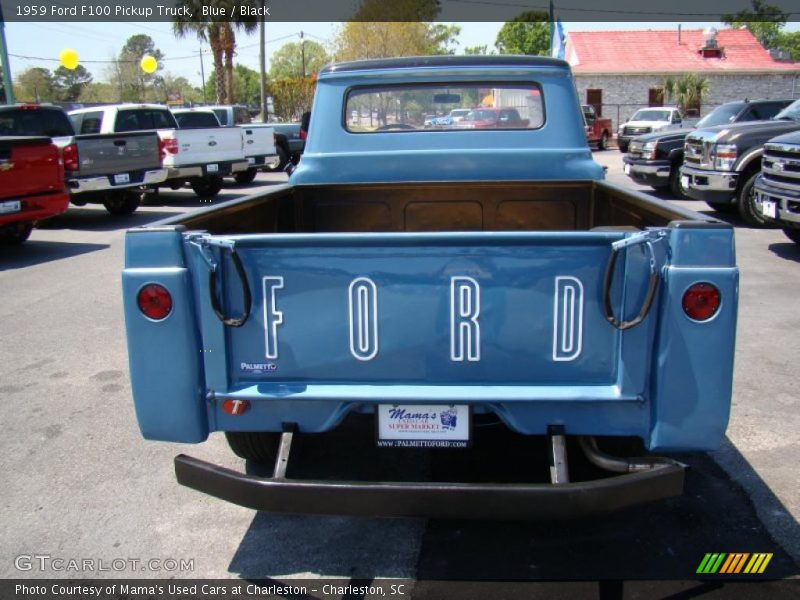 Blue / Black 1959 Ford F100 Pickup Truck