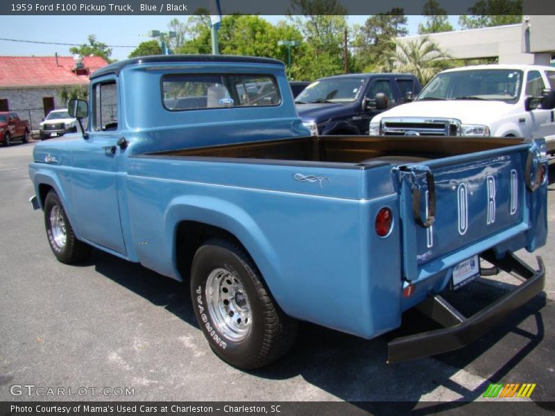 Blue / Black 1959 Ford F100 Pickup Truck