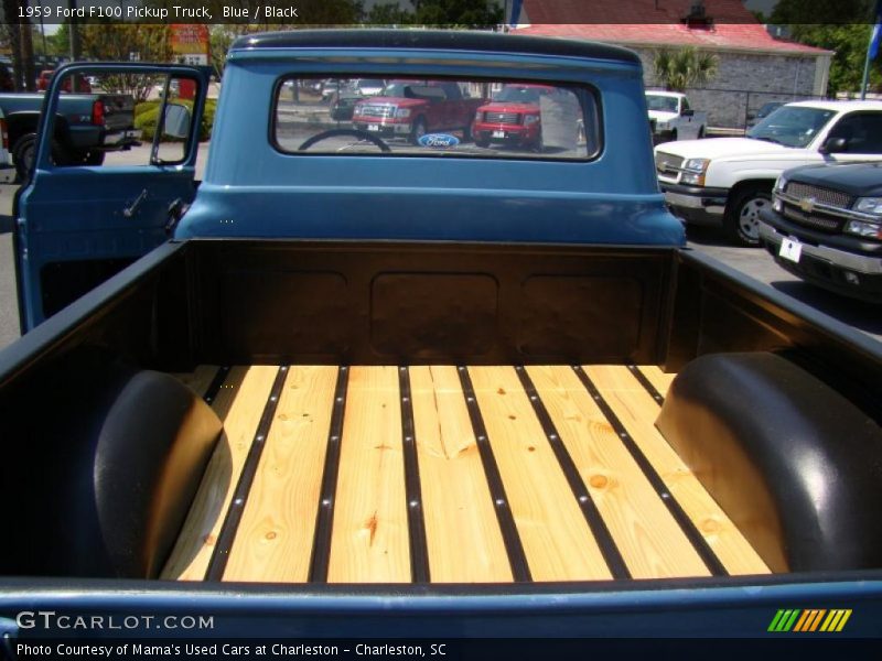 Blue / Black 1959 Ford F100 Pickup Truck
