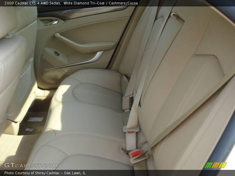 White Diamond Tri-Coat / Cashmere/Cocoa 2009 Cadillac CTS 4 AWD Sedan
