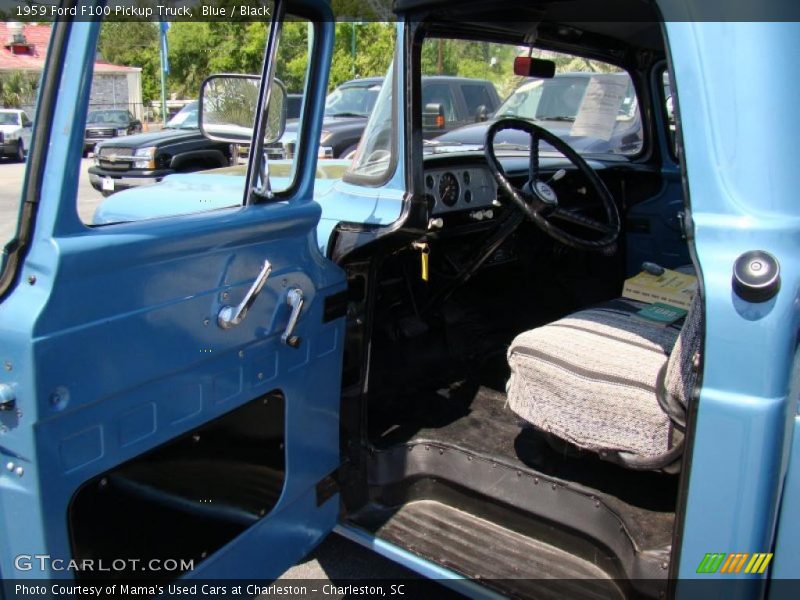 Blue / Black 1959 Ford F100 Pickup Truck