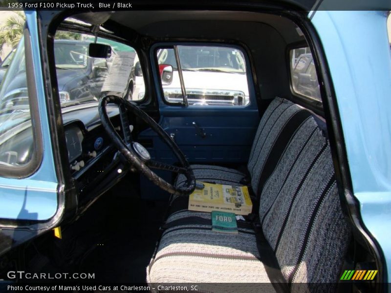 Blue / Black 1959 Ford F100 Pickup Truck