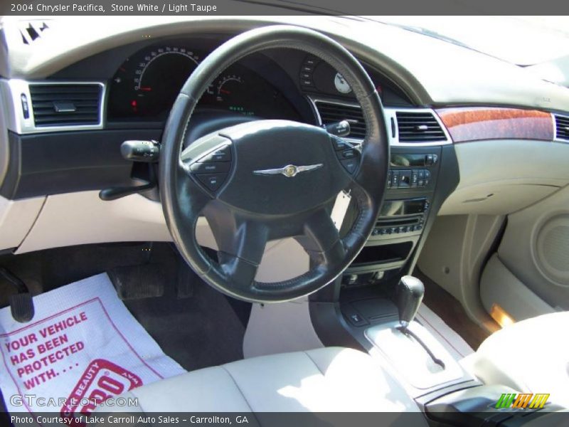 Stone White / Light Taupe 2004 Chrysler Pacifica