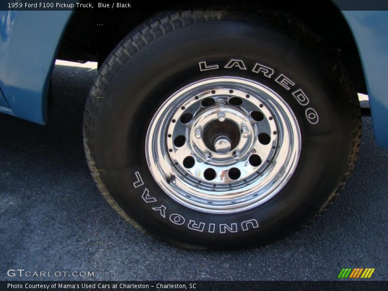 Blue / Black 1959 Ford F100 Pickup Truck