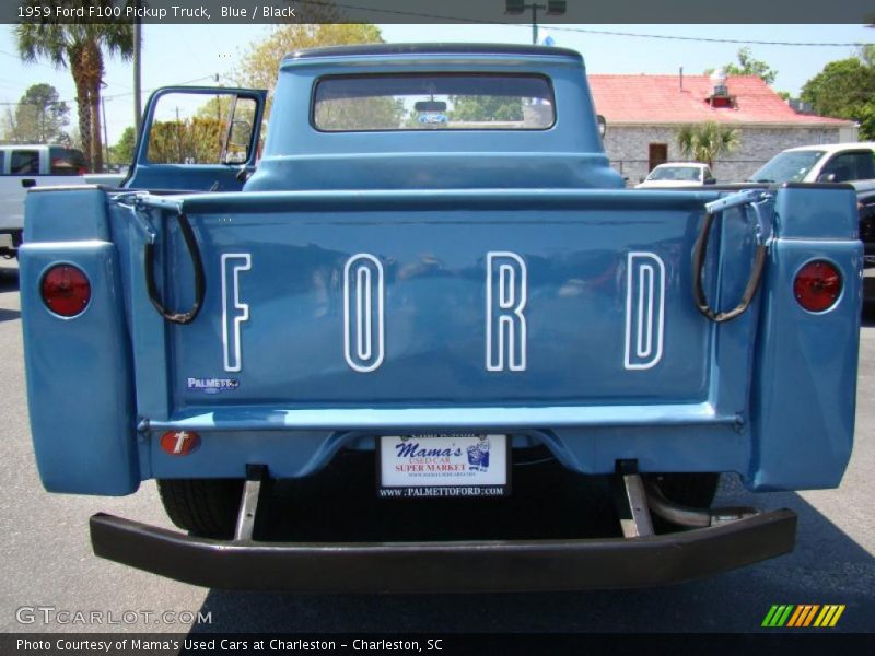 Blue / Black 1959 Ford F100 Pickup Truck