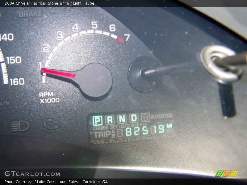 Stone White / Light Taupe 2004 Chrysler Pacifica