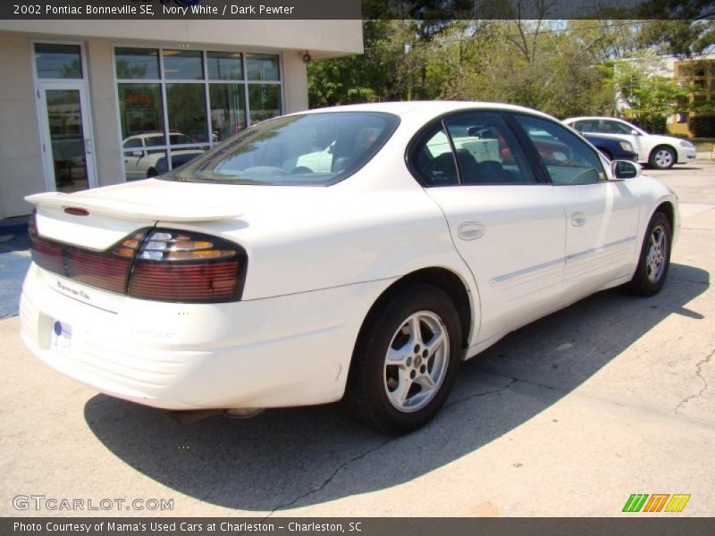 Ivory White / Dark Pewter 2002 Pontiac Bonneville SE