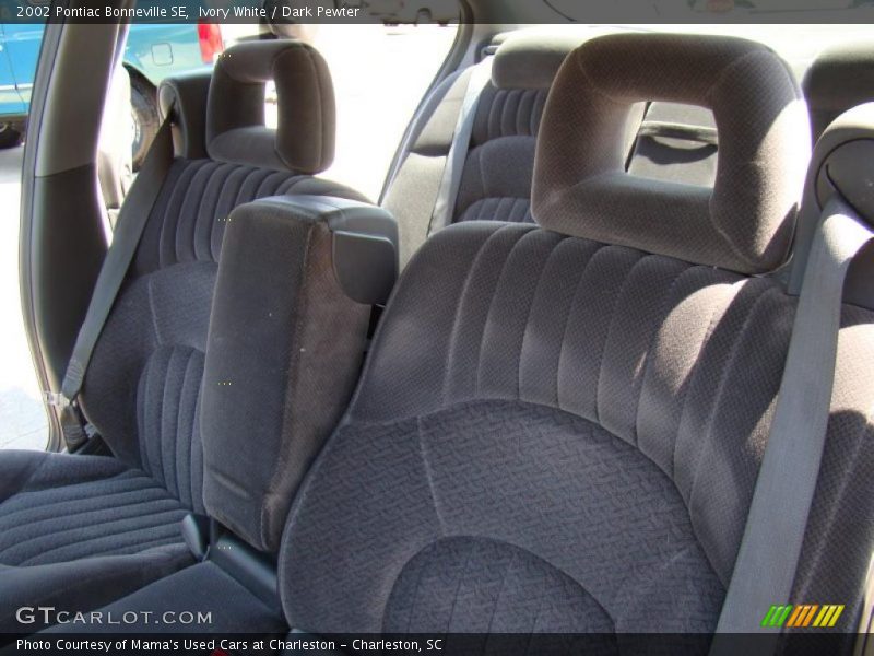 Ivory White / Dark Pewter 2002 Pontiac Bonneville SE