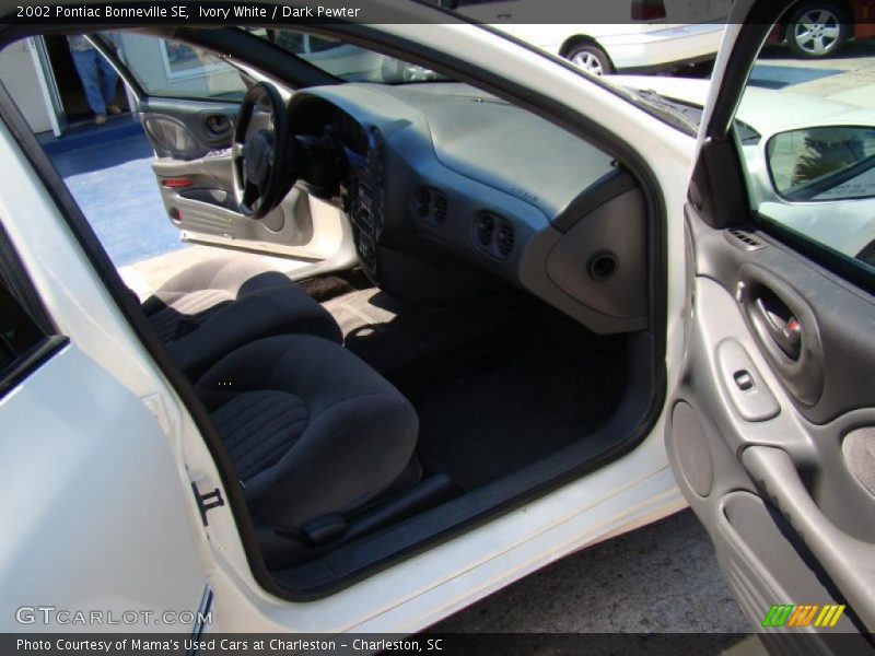 Ivory White / Dark Pewter 2002 Pontiac Bonneville SE