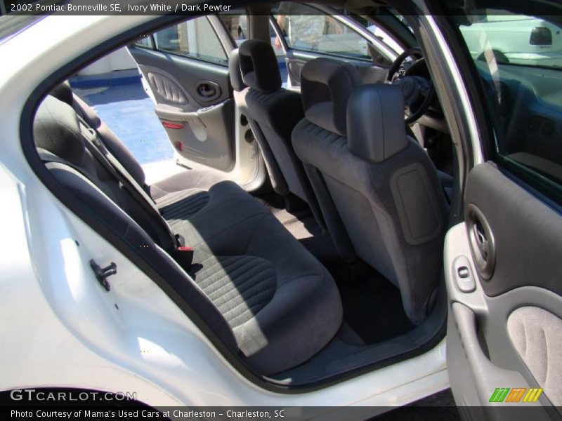 Ivory White / Dark Pewter 2002 Pontiac Bonneville SE