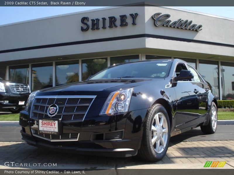 Black Raven / Ebony 2009 Cadillac CTS Sedan