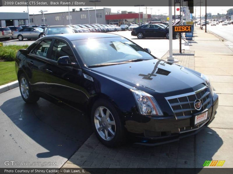 Black Raven / Ebony 2009 Cadillac CTS Sedan
