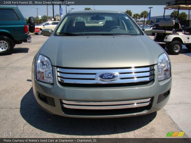 Moss Green Metallic / Camel 2008 Ford Fusion SE