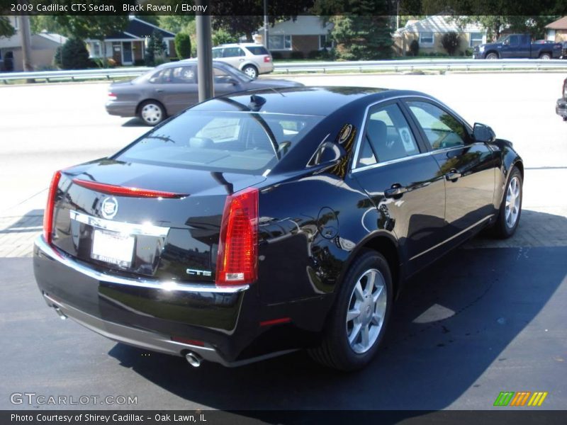 Black Raven / Ebony 2009 Cadillac CTS Sedan