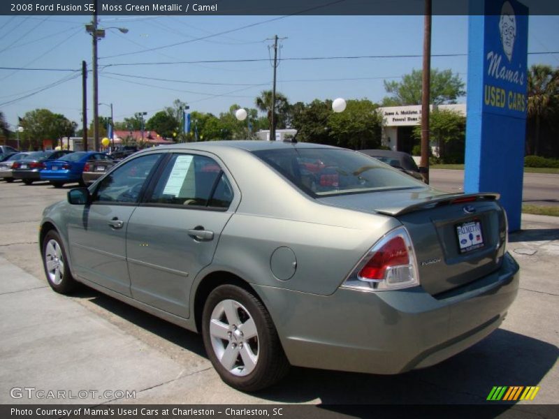 Moss Green Metallic / Camel 2008 Ford Fusion SE
