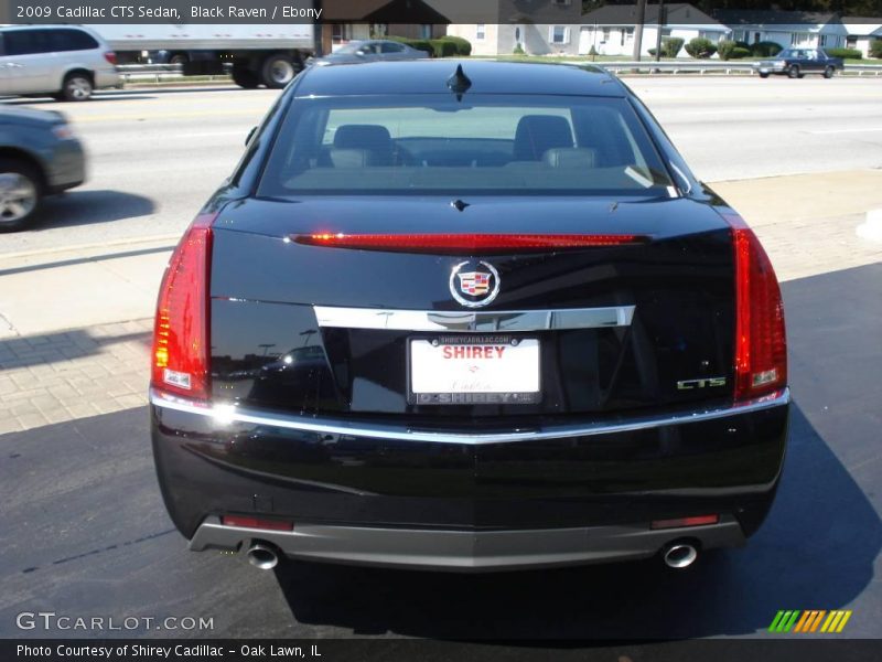 Black Raven / Ebony 2009 Cadillac CTS Sedan
