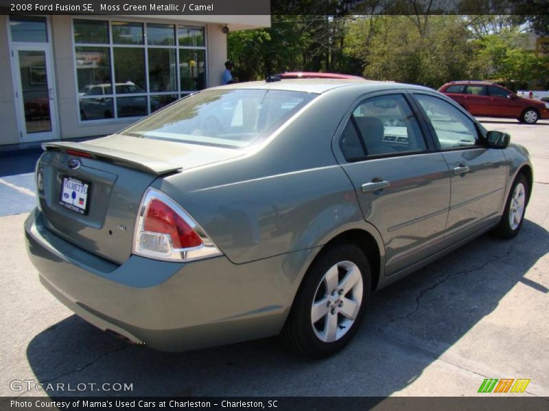 Moss Green Metallic / Camel 2008 Ford Fusion SE