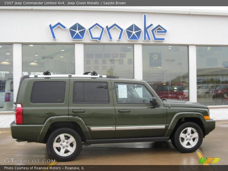 Jeep Green Metallic / Saddle Brown 2007 Jeep Commander Limited 4x4