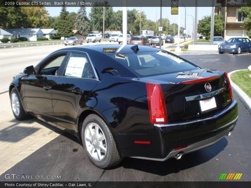 Black Raven / Ebony 2009 Cadillac CTS Sedan