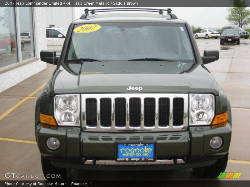 Jeep Green Metallic / Saddle Brown 2007 Jeep Commander Limited 4x4