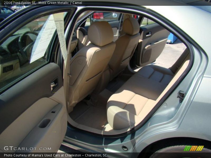 Moss Green Metallic / Camel 2008 Ford Fusion SE
