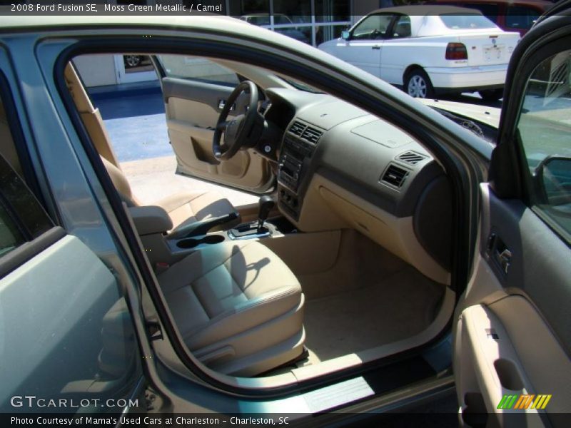 Moss Green Metallic / Camel 2008 Ford Fusion SE