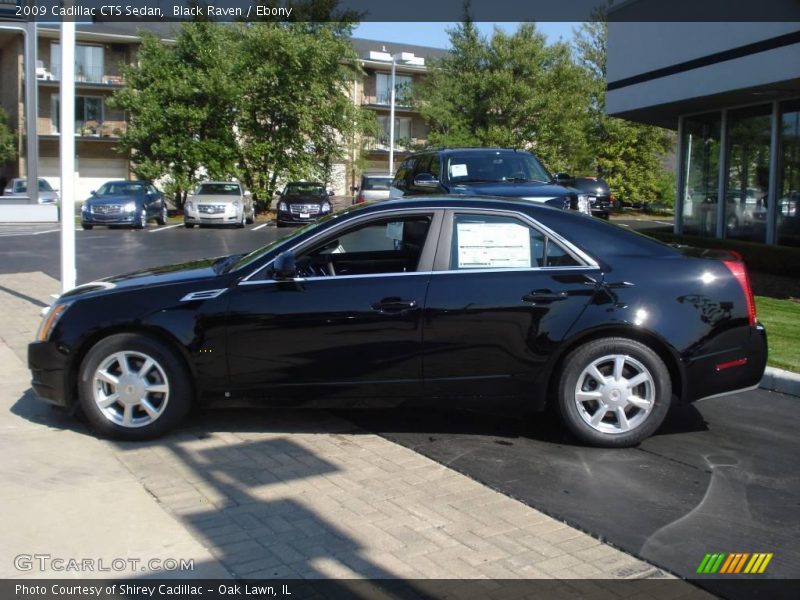 Black Raven / Ebony 2009 Cadillac CTS Sedan