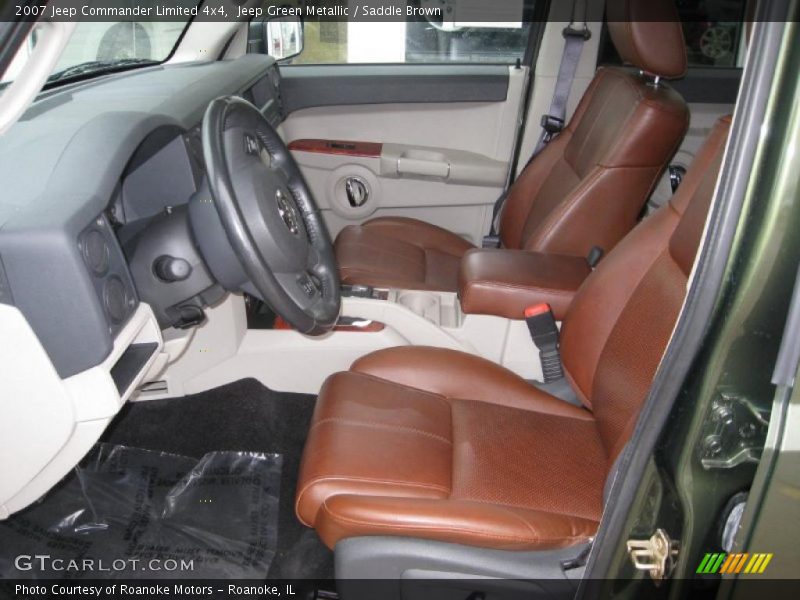 Jeep Green Metallic / Saddle Brown 2007 Jeep Commander Limited 4x4