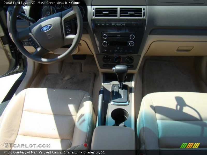 Moss Green Metallic / Camel 2008 Ford Fusion SE