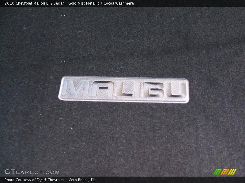 Gold Mist Metallic / Cocoa/Cashmere 2010 Chevrolet Malibu LTZ Sedan