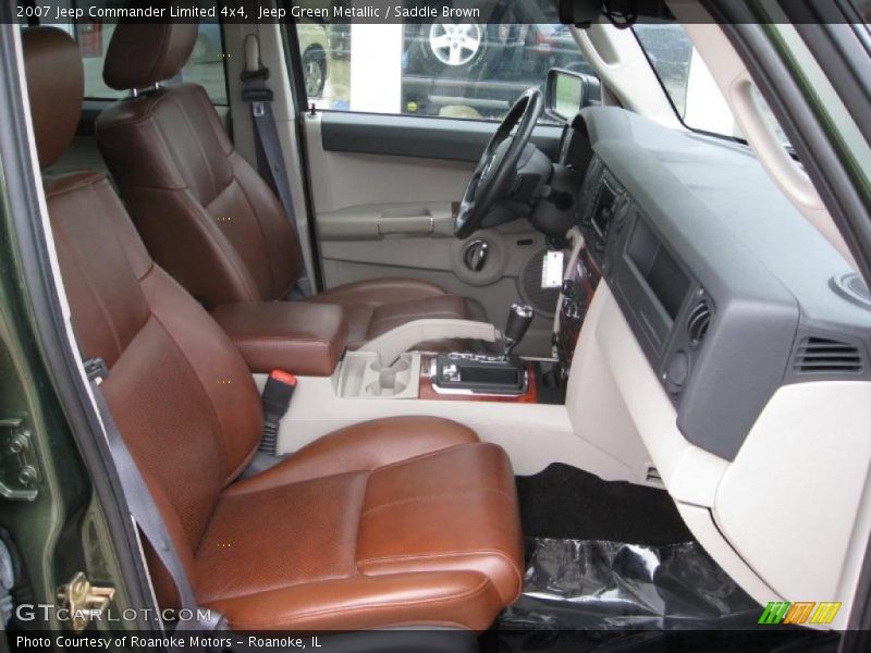 Jeep Green Metallic / Saddle Brown 2007 Jeep Commander Limited 4x4