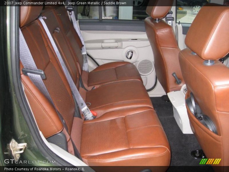 Jeep Green Metallic / Saddle Brown 2007 Jeep Commander Limited 4x4