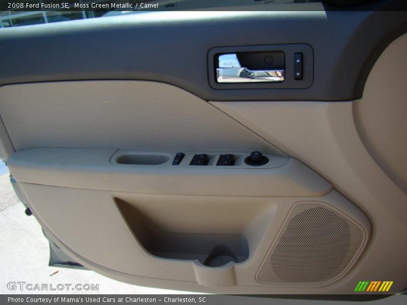 Moss Green Metallic / Camel 2008 Ford Fusion SE