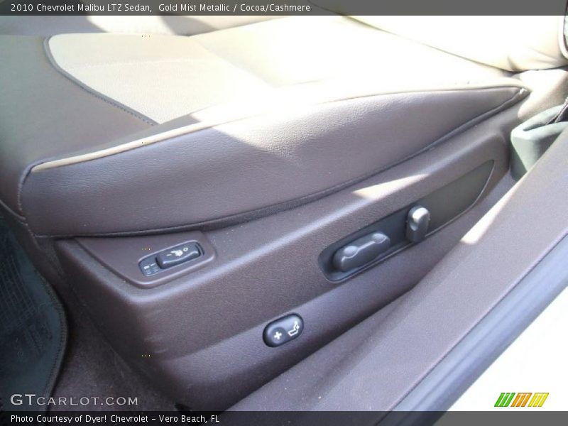 Gold Mist Metallic / Cocoa/Cashmere 2010 Chevrolet Malibu LTZ Sedan
