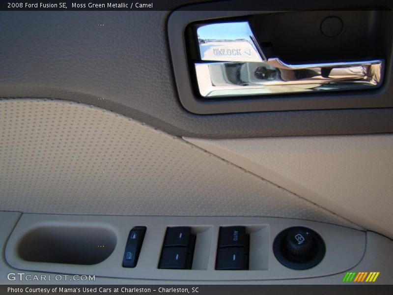 Moss Green Metallic / Camel 2008 Ford Fusion SE