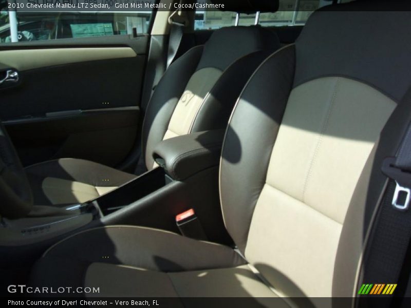 Gold Mist Metallic / Cocoa/Cashmere 2010 Chevrolet Malibu LTZ Sedan