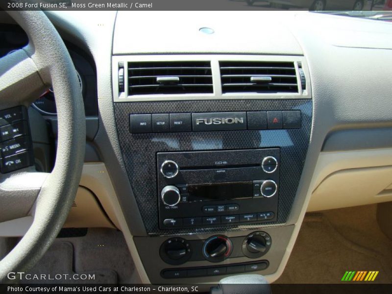 Moss Green Metallic / Camel 2008 Ford Fusion SE