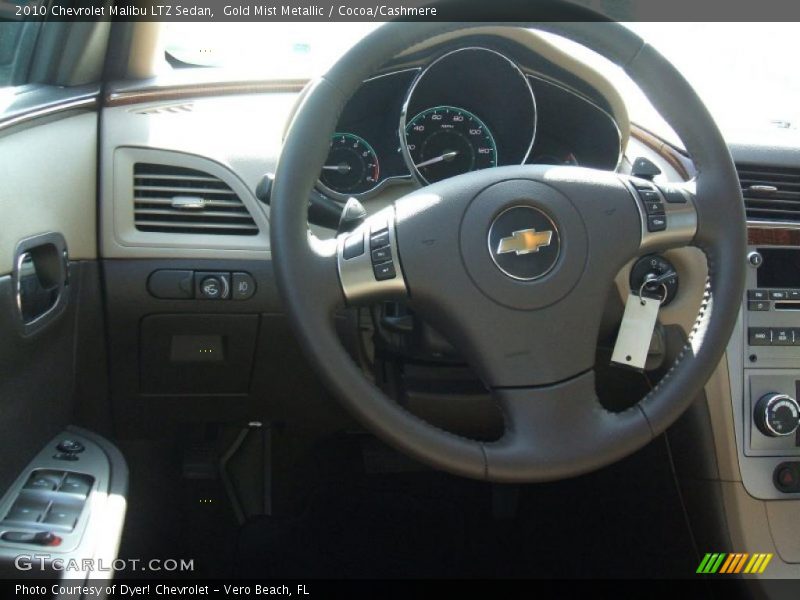 Gold Mist Metallic / Cocoa/Cashmere 2010 Chevrolet Malibu LTZ Sedan