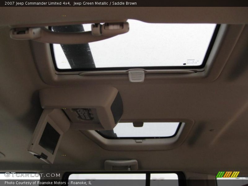 Jeep Green Metallic / Saddle Brown 2007 Jeep Commander Limited 4x4
