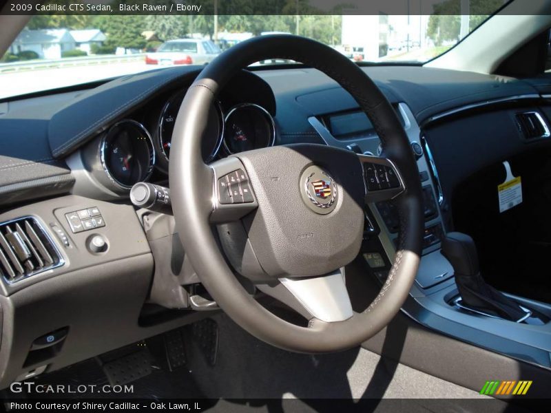 Black Raven / Ebony 2009 Cadillac CTS Sedan
