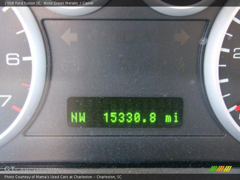Moss Green Metallic / Camel 2008 Ford Fusion SE
