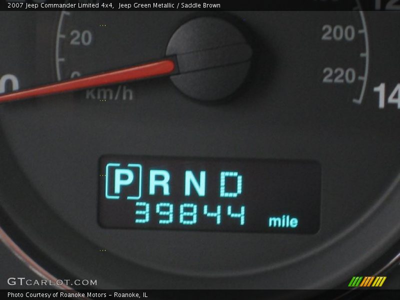 Jeep Green Metallic / Saddle Brown 2007 Jeep Commander Limited 4x4