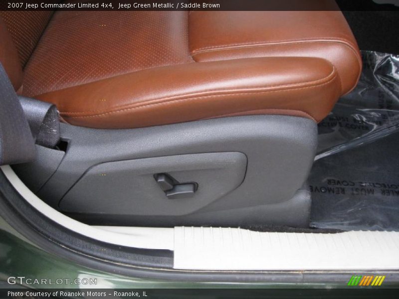 Jeep Green Metallic / Saddle Brown 2007 Jeep Commander Limited 4x4
