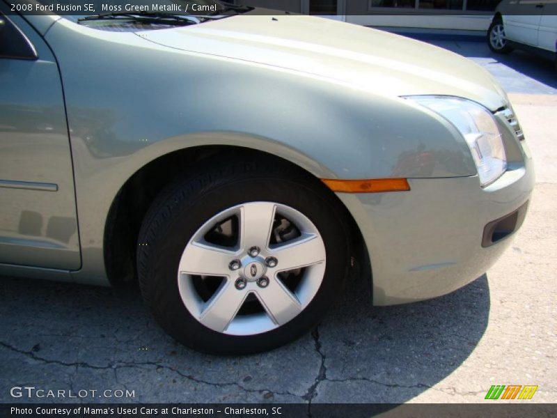 Moss Green Metallic / Camel 2008 Ford Fusion SE