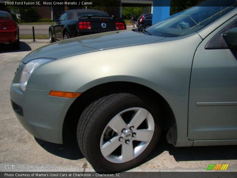 Moss Green Metallic / Camel 2008 Ford Fusion SE