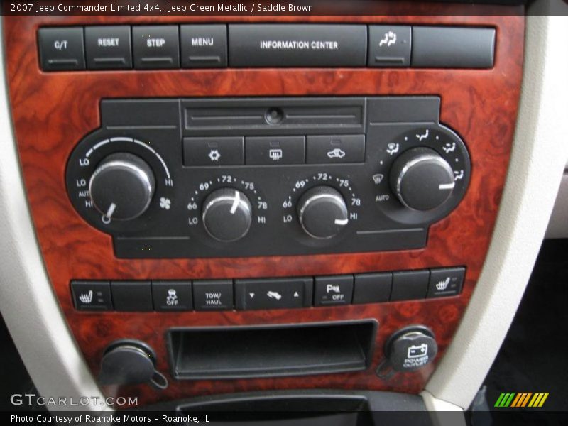 Jeep Green Metallic / Saddle Brown 2007 Jeep Commander Limited 4x4