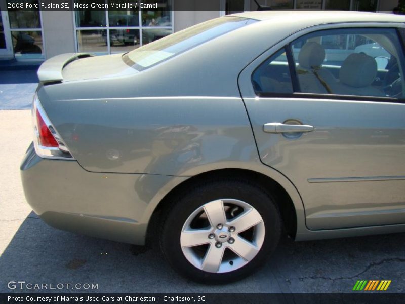 Moss Green Metallic / Camel 2008 Ford Fusion SE